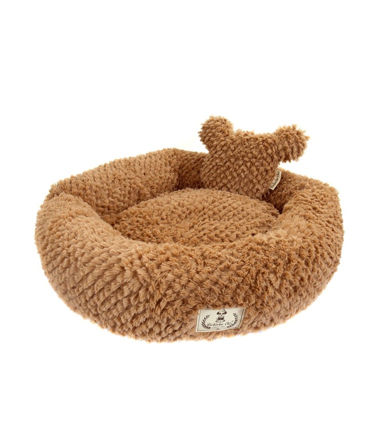 Cama Teddy Bichinho Chic Marrom